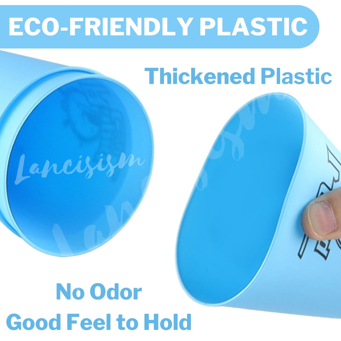 48Pcs Quick Stacking Cups, Top Grade Materials Low Friction Sports Stacking Set, Great Gift Idea for Challenge Competition Game Training (Blue & Green & Red & Purple)