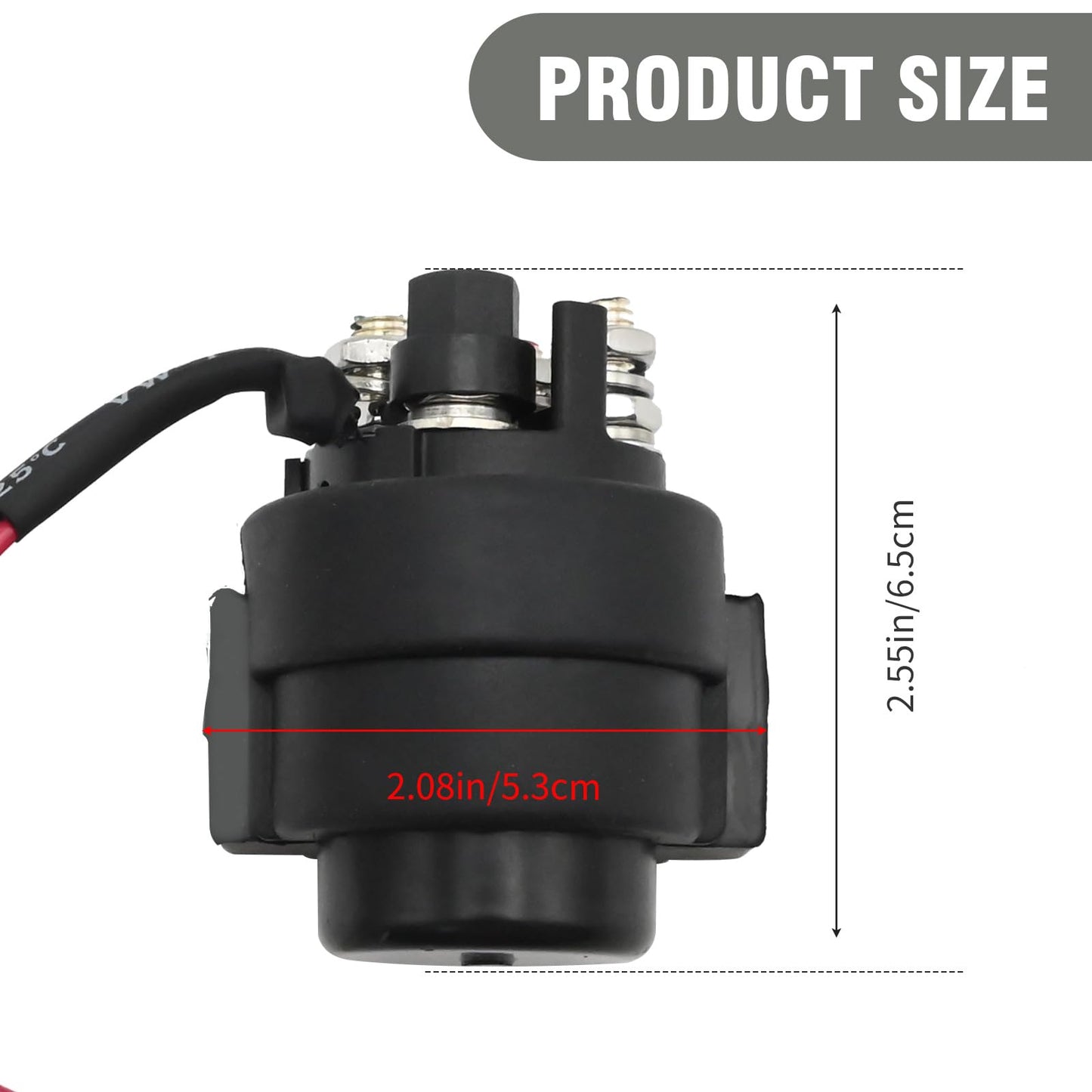 EATAKWARD Waterproof Starter Relay, 12V ATV Starter Relay, Weatherproof Automotive Relay Replacement for Can-Am Quest 500 650 Traxter 650 Traxter Max 650 Replaces 710000344