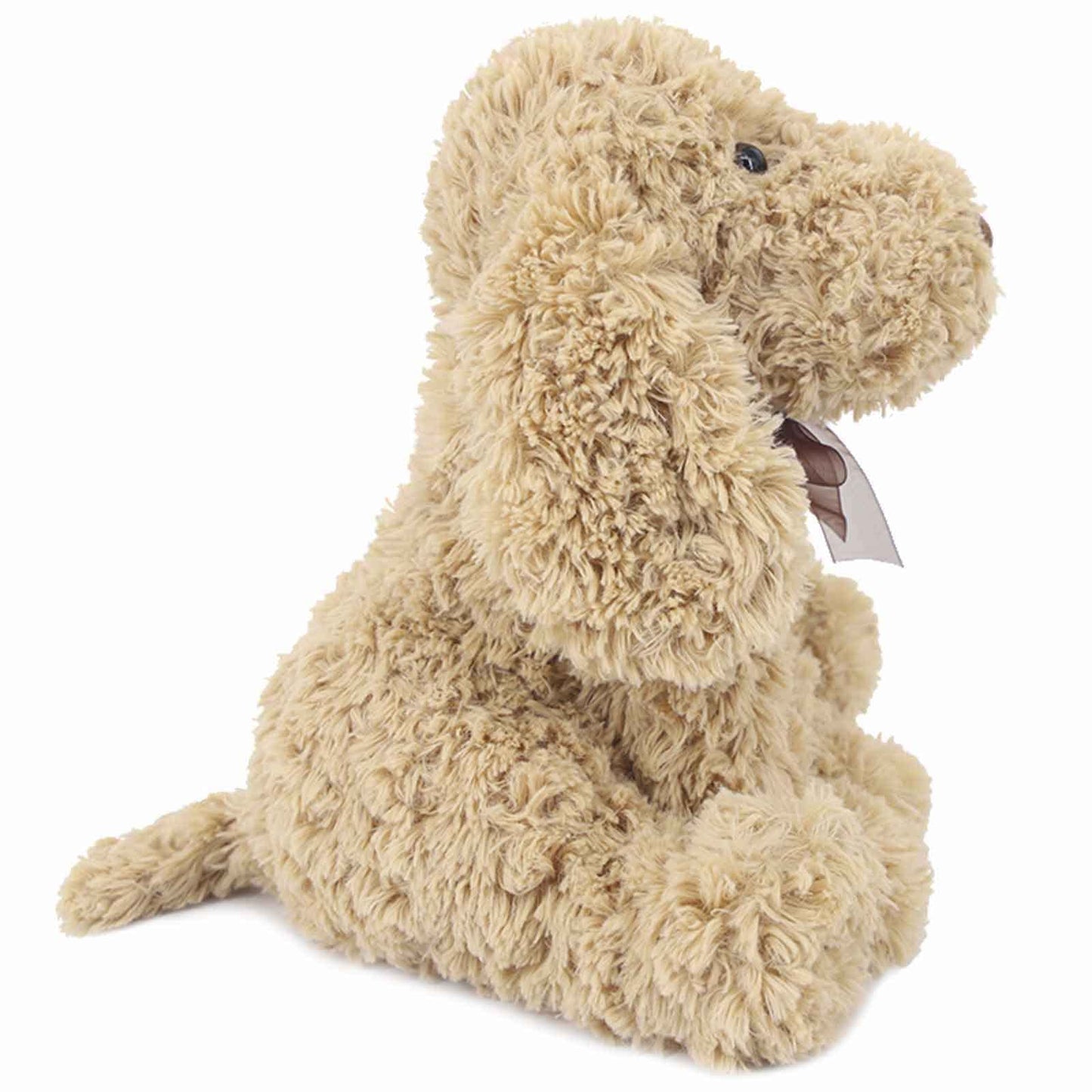 WEIGEDU Poodle Puppy Goldendoodle Stuffed Animal, Adorable Toy Dog Labradoodle Plush for Kids Boys Girls Birthday Easter Nursery Bedtime Gift, 32cm Golden