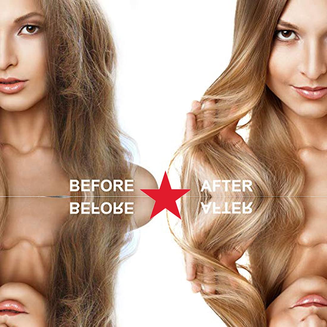 Moroccan Keratin Express Smoothing Straightening Hair Treatment Formaldehyde-Free No-Wait Formula Instant Results 120mlx4 with Clarifying Shampoo, Sulfate-Free Shampoo and Conditioner