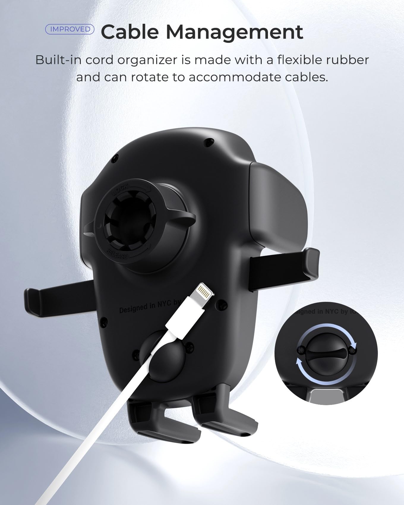 iOttie Easy One Touch 6 Air Vent Car Phone Mount - Universal Cell Phone Holder for iPhone, Google, Samsung, Moto, Huawei, Nokia, LG, and All Other Smartphones