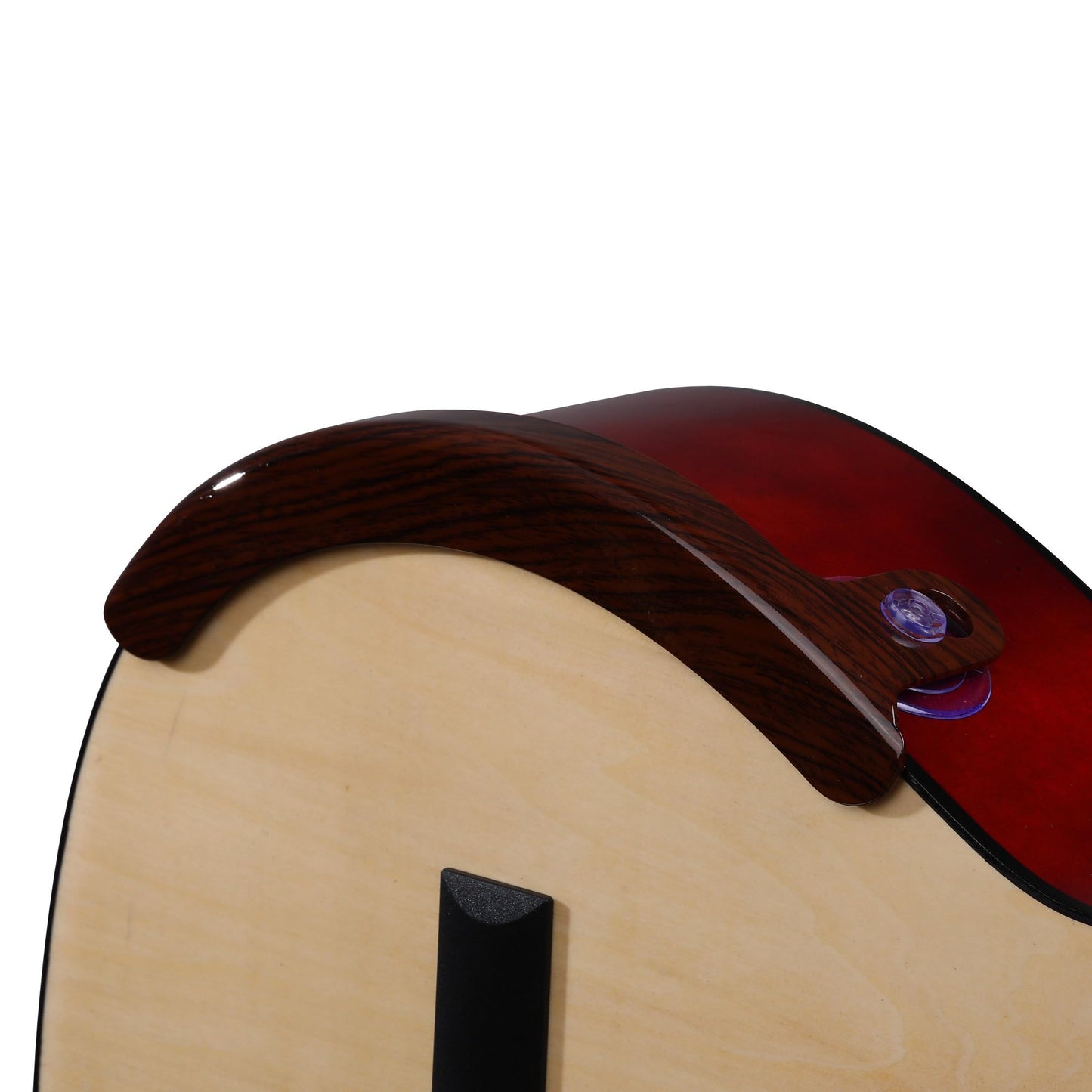Alba Guitar Beads Classical Guitar Armrest, Acoustic, Flamenco Guitar Arm Rest Dark Brown color, non-adhesive