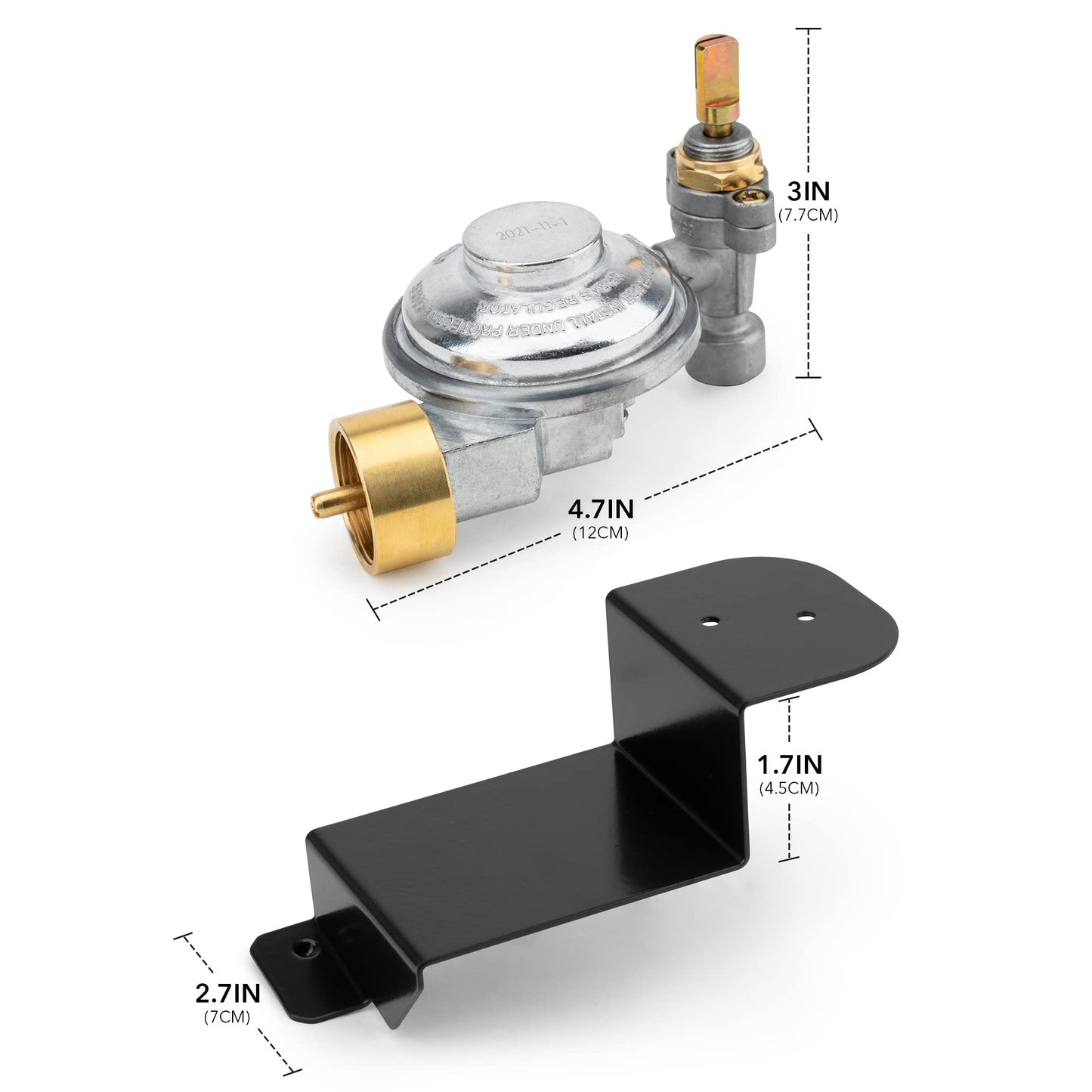 Stanbroil Gas Grill Valve Regulator for Weber Q100 and Q120 Series - Replacement Parts for Weber 80477