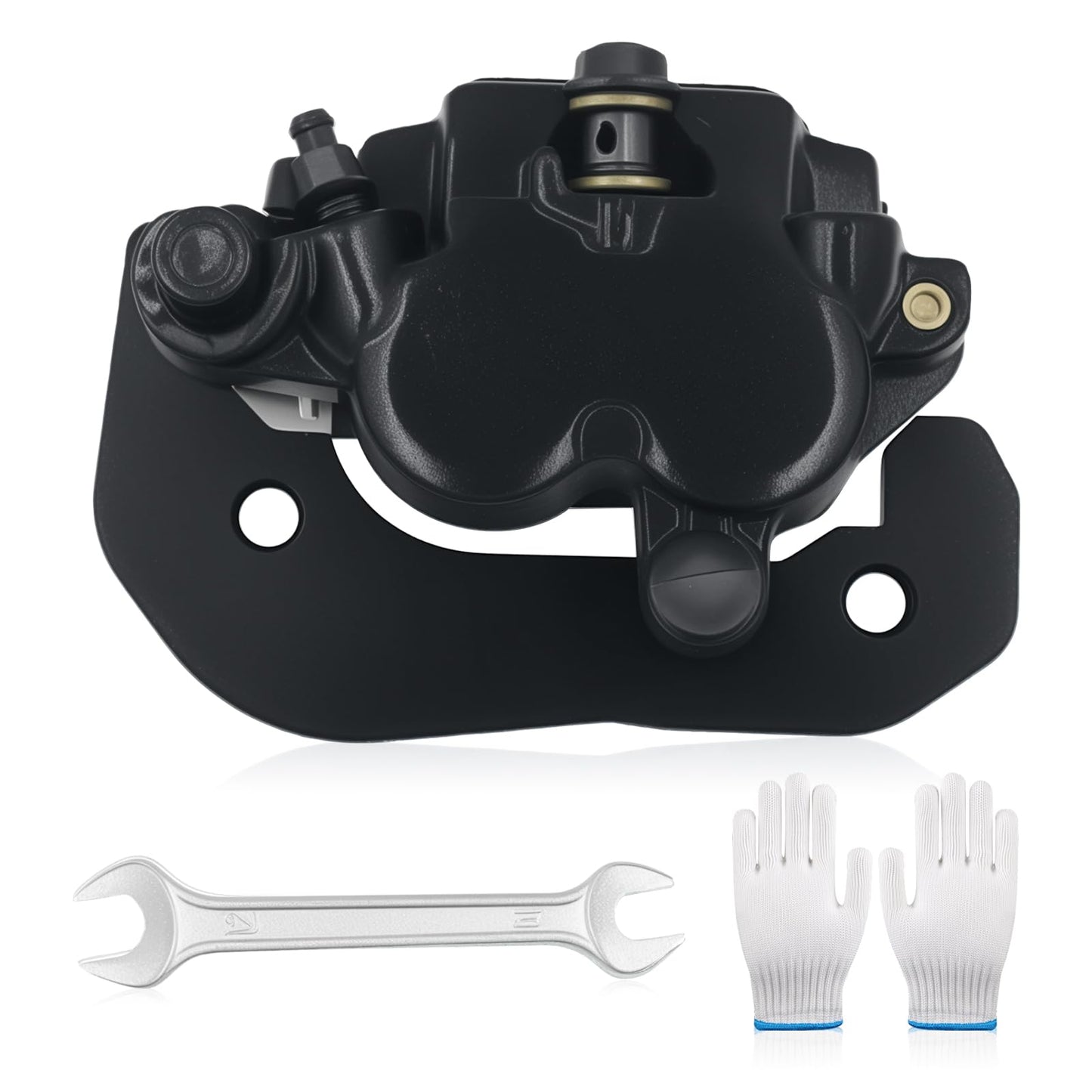 Triumilynn Rear Right Brake Caliper for Can-Am Outlander 450 500 570 650 800 850 1000, Renegade 500 570 650 800 850 1000# 705600859 with Pads