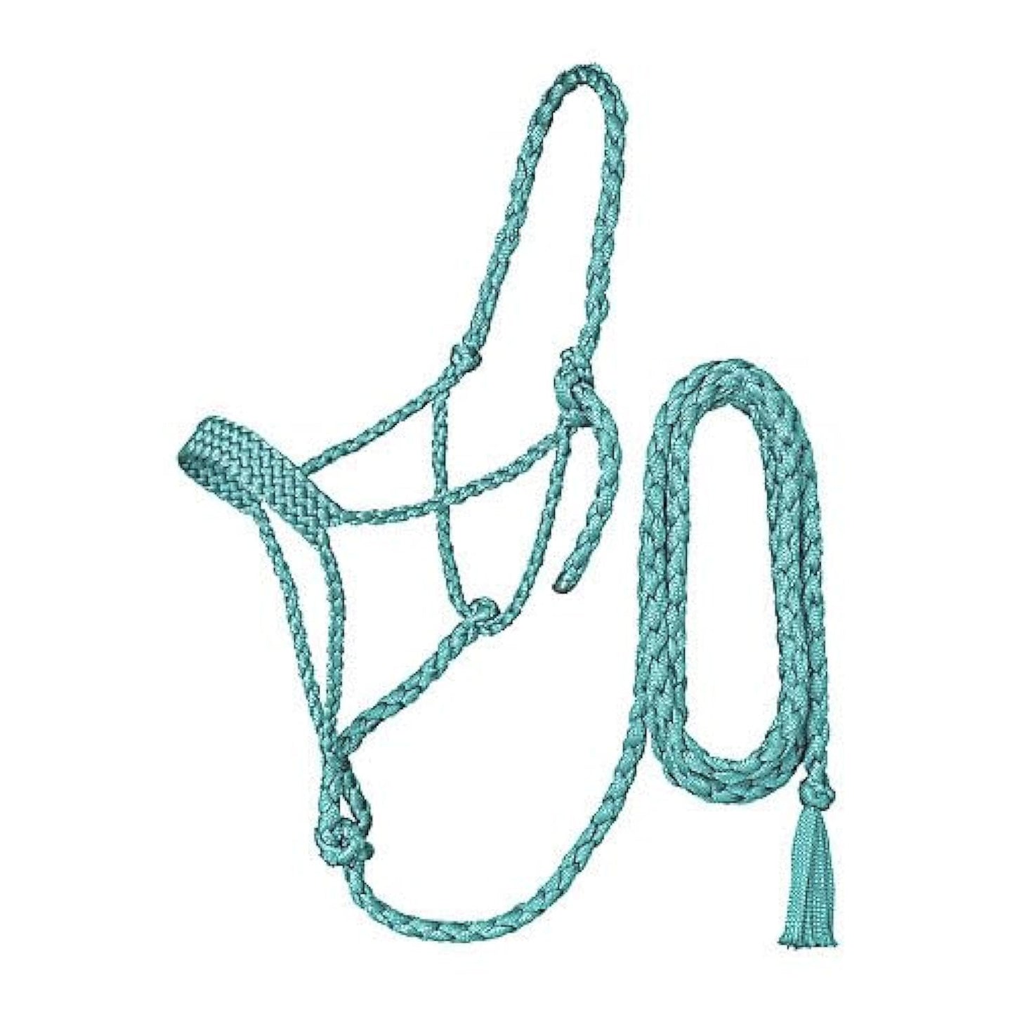 Tough 1 Premium Mule Tape Halter w.Lead Turquoise