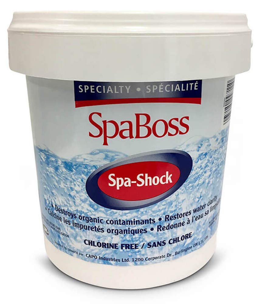 SpaBoss Spa Shock 3kg - Chlorine & Bromine Free - Potassium Monopersulfate (MPS) - 3.5 oz per 400 Gallons Weekly - Non-Chlorine Spa Treatment