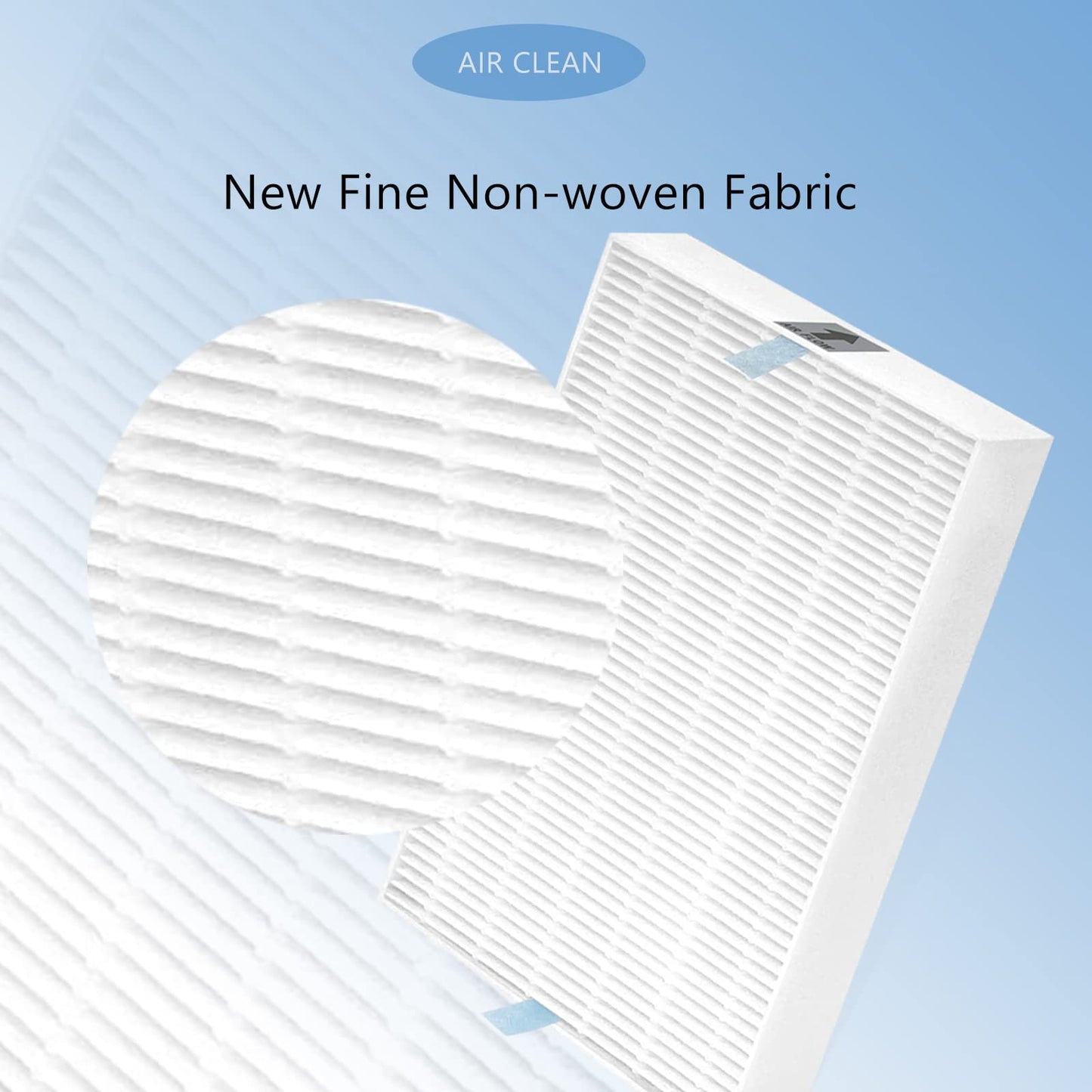 HPA300 Replacement Filters Compatible with Honeywell HA300, HPA300, HPA300VP, HPA304, HPA3300, HPA5300 & HPA8350 air purifier, Including 6 HEPA Filters R & 8 Activated Carbon Pre-filters A