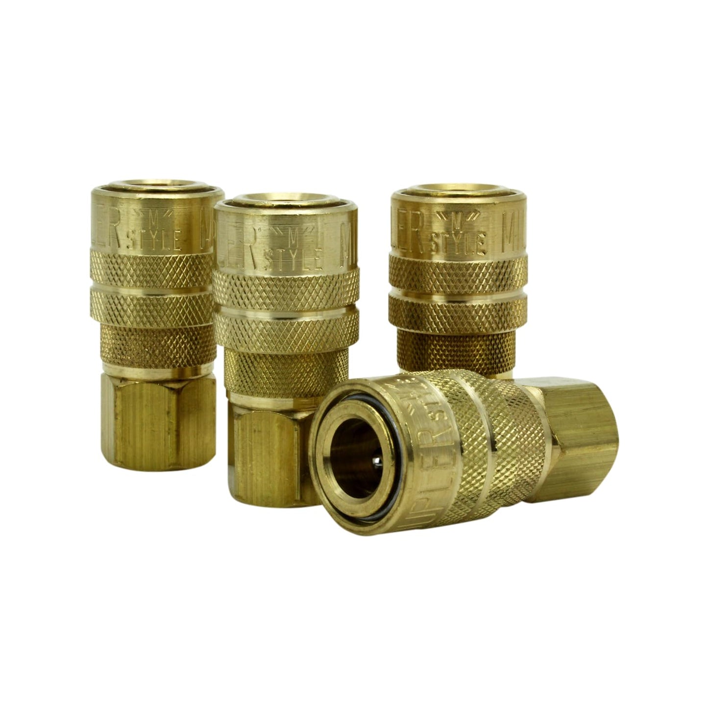 Milton S-715-4 M/I-Style Brass Coupler