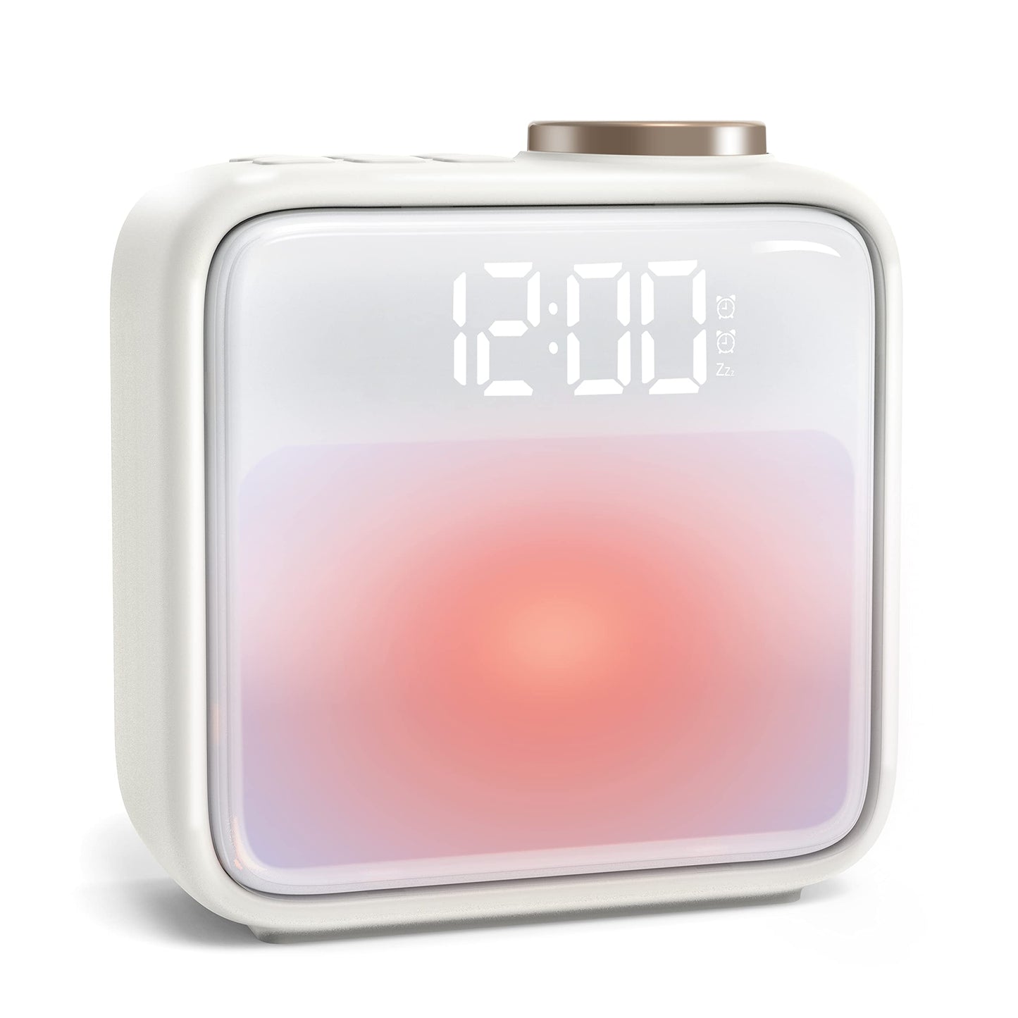 Alarm Clock Light, AIRIVO Alarm Clock for Bedrooms, 6 Scenes Simulation & 6 Soothing Sounds Wake Up Light, Dual Alarms & Snooze, for Heavy Sleepers Sleep Aid