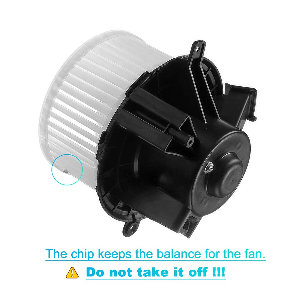 AC Heater Blower Motor Replacement for Buick Enclave, Chevy Silverado 1500 2500HD 3500HD Traverse, GMC Acadia Sierra 1500, Saturn Outlook Replaces # 700236, 22810567