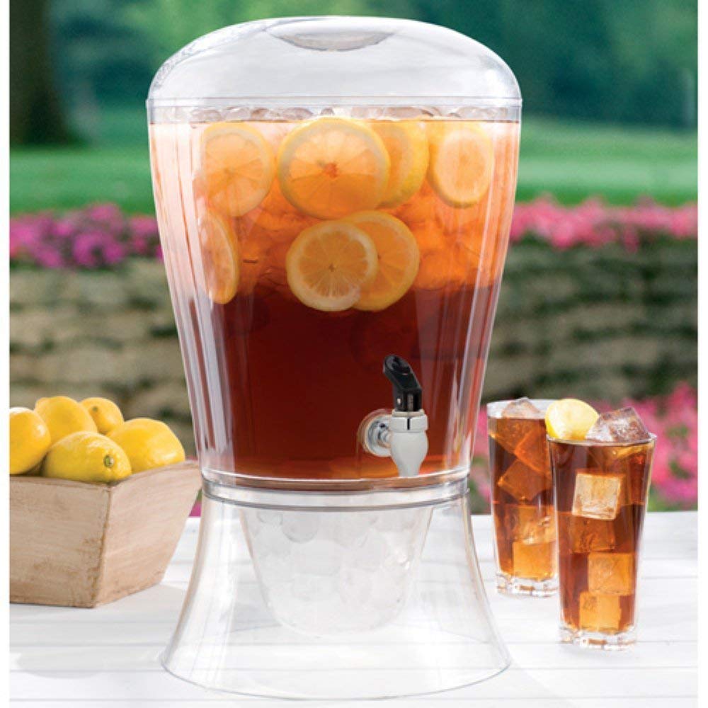 CreativeWare RM-BEV01 Poly Prop Beverage Dispenser 3-Gallon Unbreakable Beverage Dispenser, Clear
