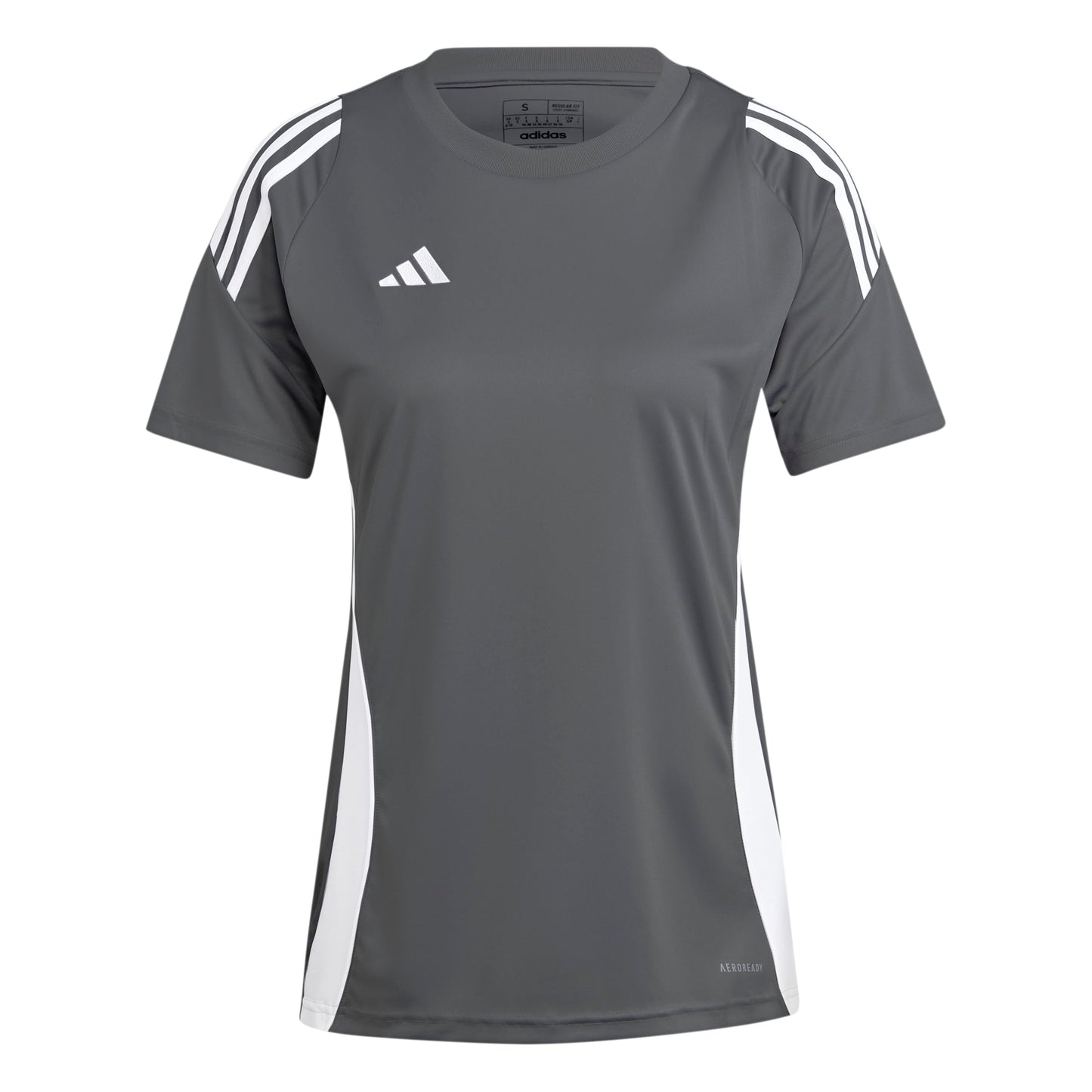 adidas Women's Tiro 24 Jersey, Team Mid Grey/White, X-Small