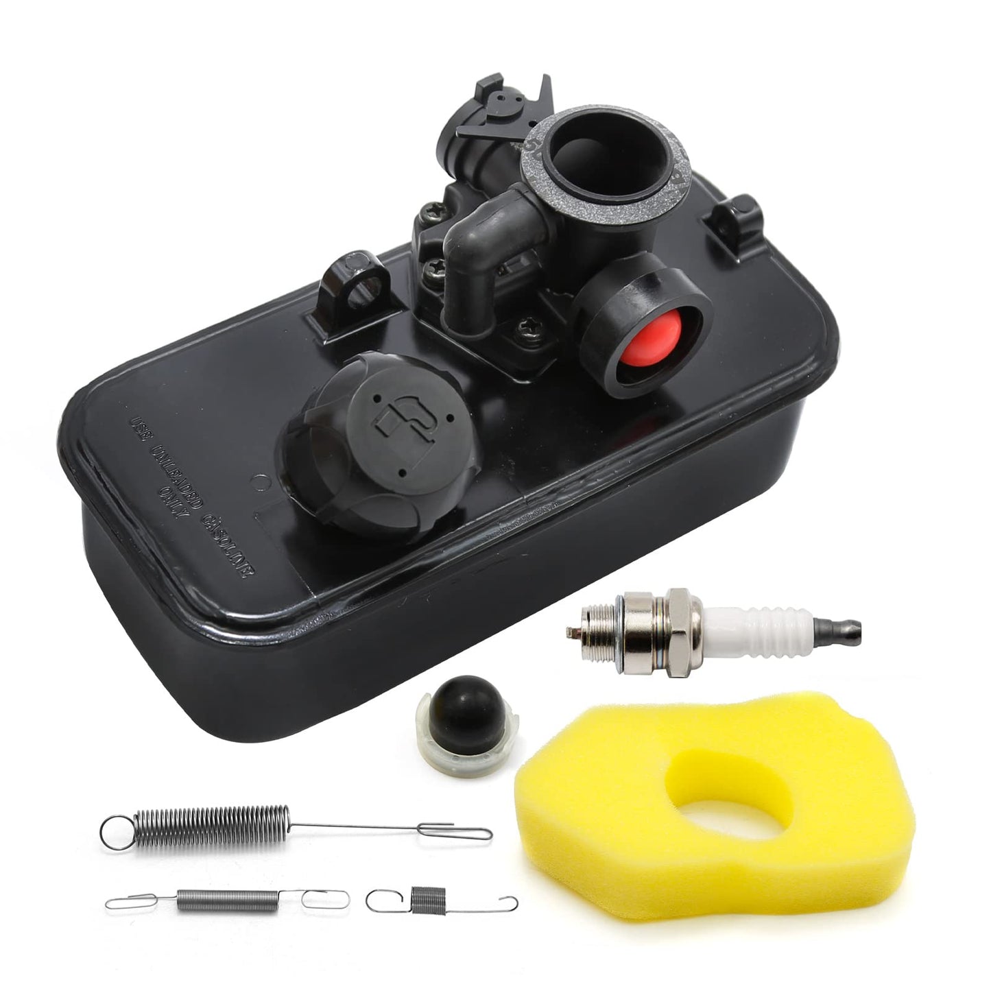 Aynaxcol 494406 Fuel Tank with 795477 Carburetor Replacement for BS, Replaces 498809 498809A 498811 494407 494775 497619 699660 794147 794161 795469