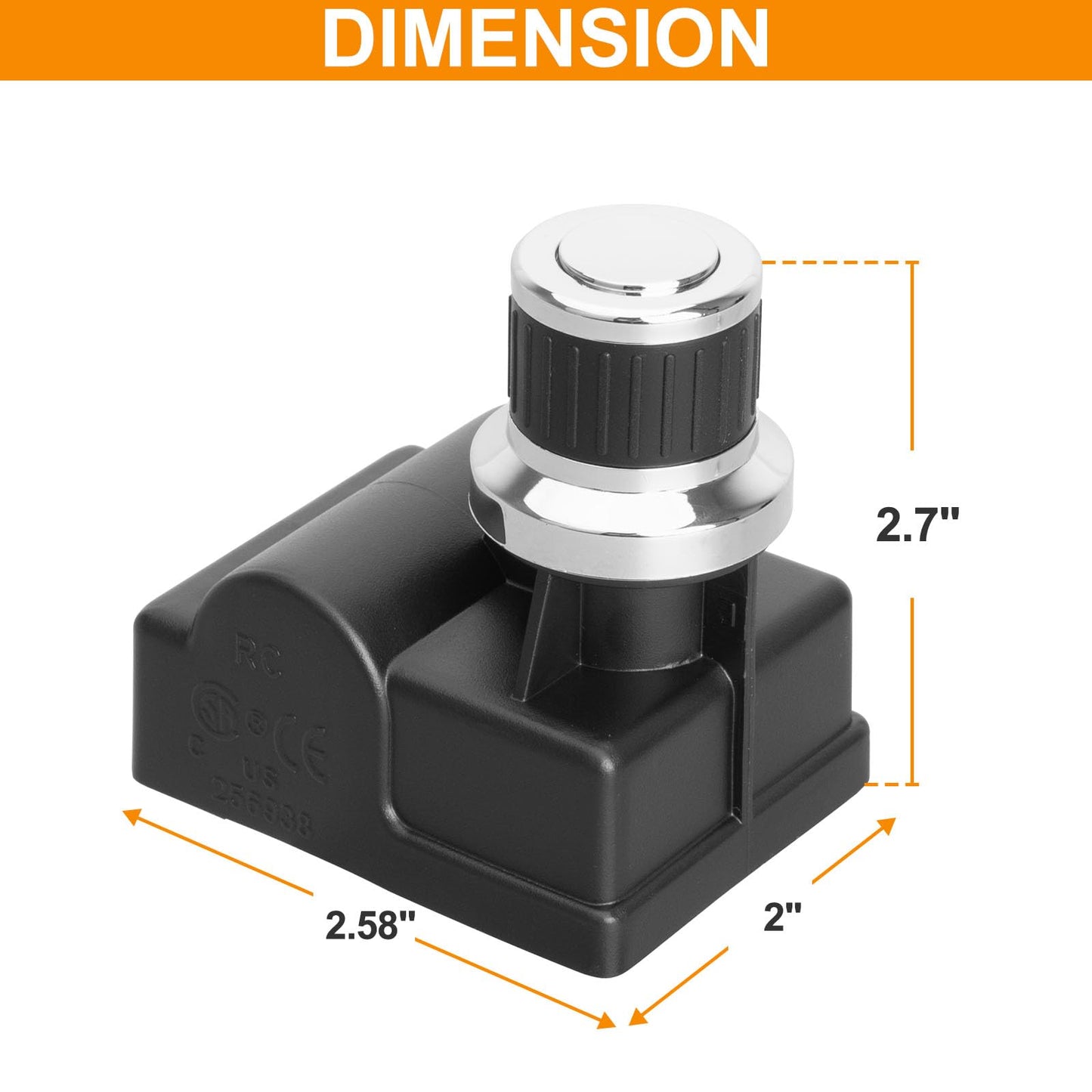5 Outlet Pulse Igniter DHL-128-5Q for Nexgrill 720-0925P 720-0830H 720-0830X 720-0783W 720-0882A 720-0888S Replacement Parts, Nexgrill 720-0830HM 720-0459 Tact Push Button Replacement Igniter Parts