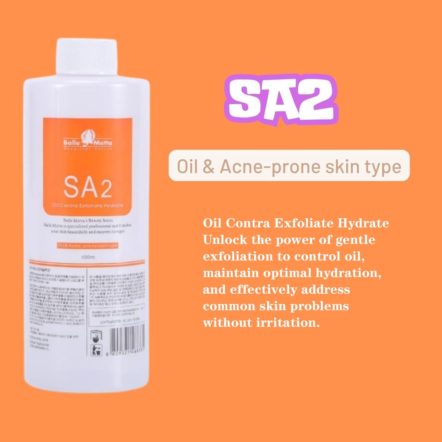 AS1 SA2 AO3 Aqua Peeling Solution for Machine of SPA Salon, Small Bubble Hydration Facial Solution Serums for Facial Cleansing, Face Skin Care, Hydrating 400ml (3 Bottles)