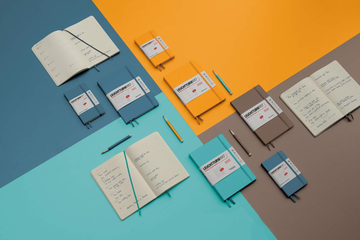 LEUCHTTURM1917 - Notebook Hardcover Medium A5-251 Numbered Pages for Writing and Journaling (Rising Ruled, Ruled)