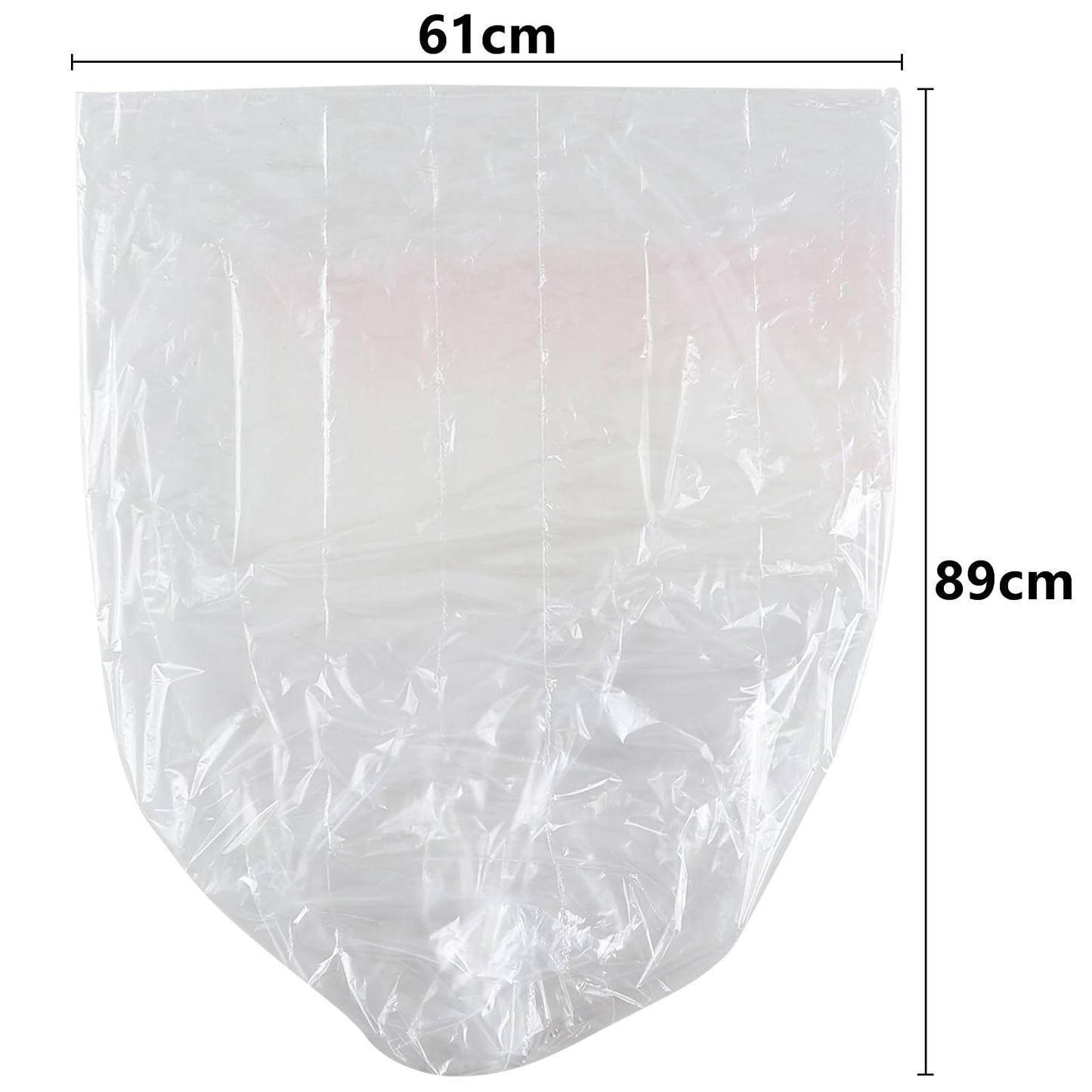 Ortodayes 13 Gallon Clear Garbage Bags, Large Kitchen Garbage Bags, 200 Count/8 Rolls