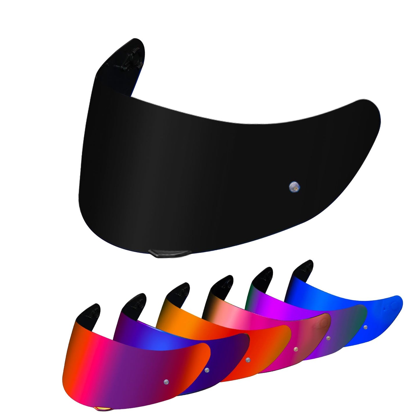 PSLER K1 Visor - Shatterproof Motorcycle Helmet Tinted Face Shield, Impact-Resistant & UV400 Protective Visor for AGV K1 K1S K3SV K5 K5S, Black (Daytime Use Only)