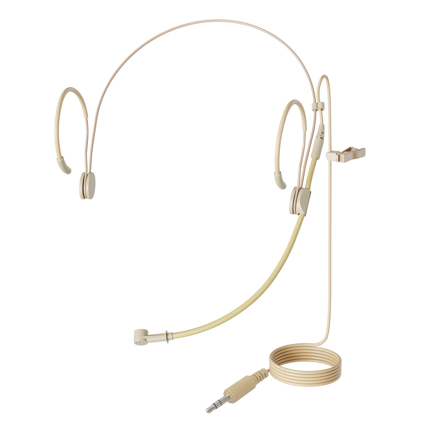 J K MIC-J 069 Earhook Headworn Headset Unidirectional Microphone - Standard 1/8" TRS Connector