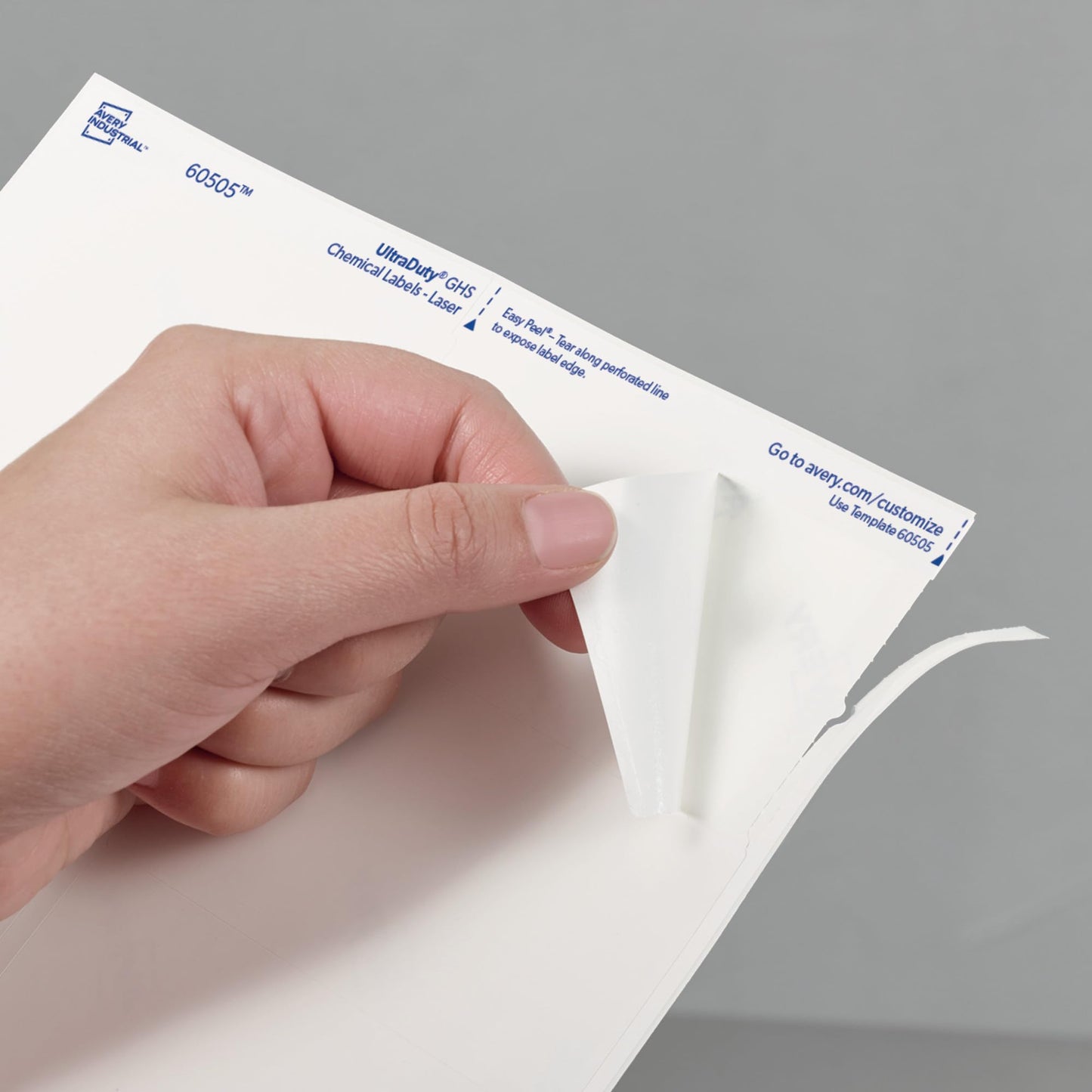 UltraDuty GHS Chemical Labels for Laser Printers, 2" x 4"