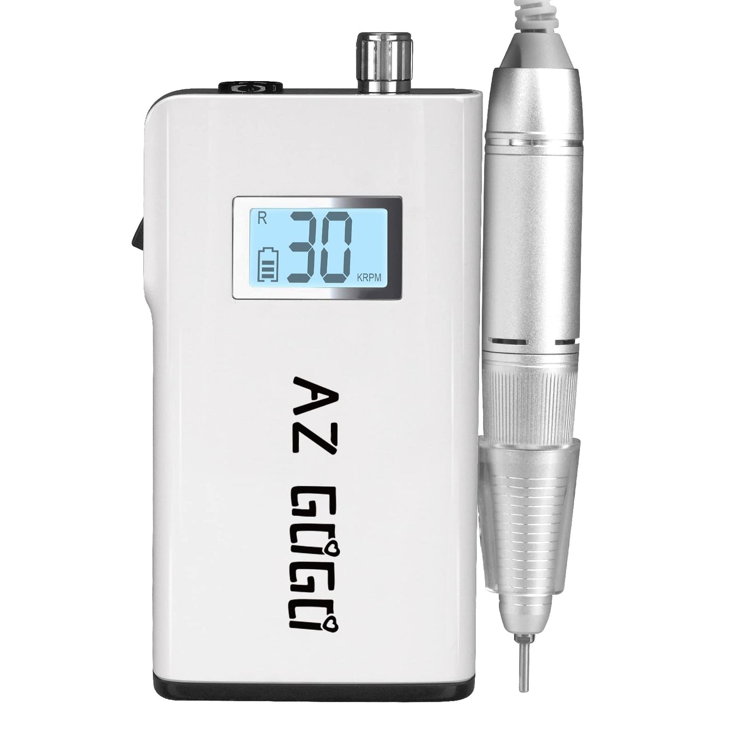 (Need Portable Host) Updated Handpiece for AZ GOGO-102 Nail Drill Machine Part, AZ GOGO 30000 RPM Portable Nail Drill - for Updated 2 Jack Host