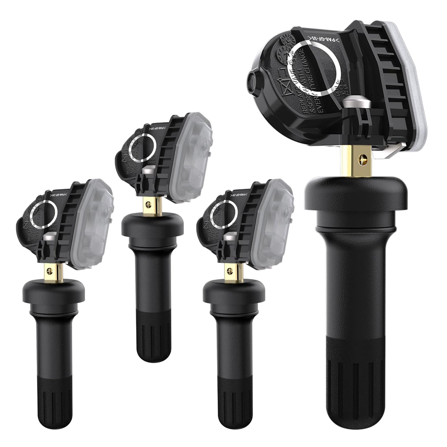RENECTIV TPMS Sensor,315MHz Tire Pressure Monitor Sensors Fit for Ford F150 Ecosport Mustang Escape Explorer Fiesta Ranger, Lincoln MKX MKZ MKS MKT Navigator Replace# F2GT1A180AB F2GT1A150AB (4 Pack)