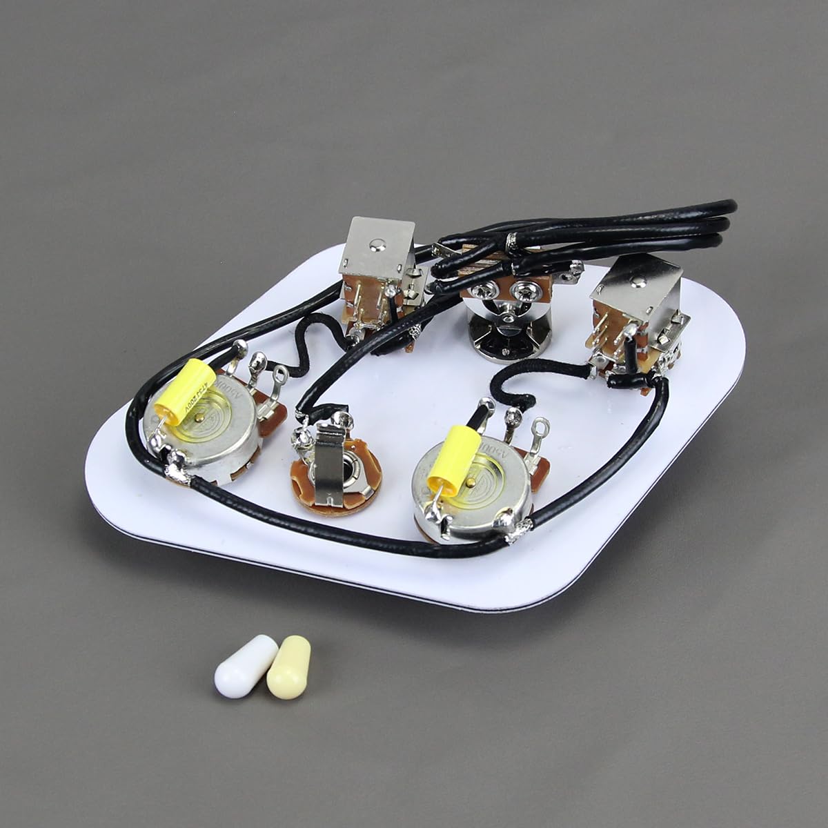 OriPure 2T2V Prewired Wiring Harness Kit Pre-Wired 3-Way Switch Push-Push Pots for SG Guitar Part