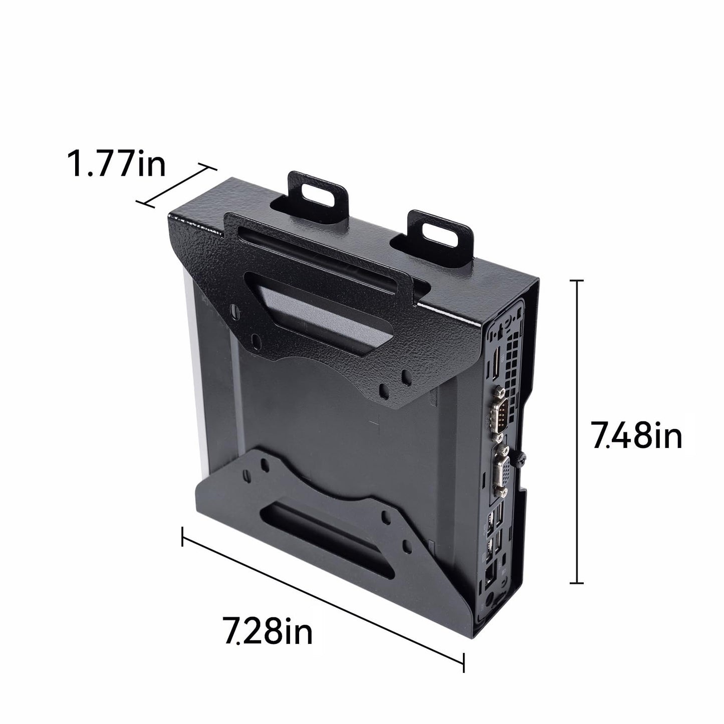 Fbyuitap Mini PC Mount Compatible with DELL OptiPlex Micro Form Factor Case,VESA and Under Desk fit for MFF 3040,3050,3060,3070,3080,5050,5060,5070,7050,7060,7070