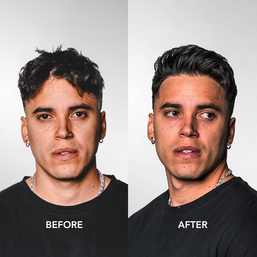 BLUMAAN Matte Cream Clay - Medium to High Hold Matte Finish - Versatile, Easy To Apply, Weightless Control, Quick Effortless Texture with Natural Ingredients - 71 ml/2.5 oz