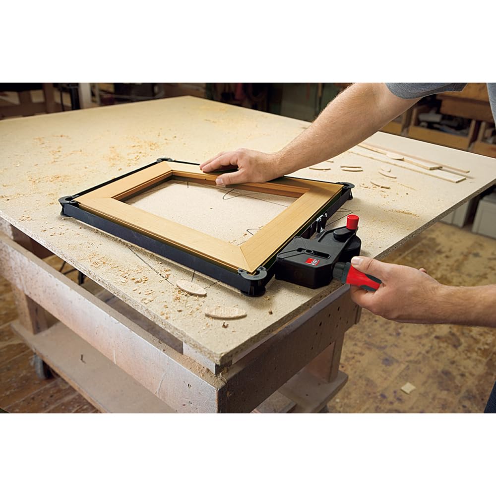 BESSEY VAS-23+2K-CB, 23 ft Variable Angle Strap Clamp with 4 Clips