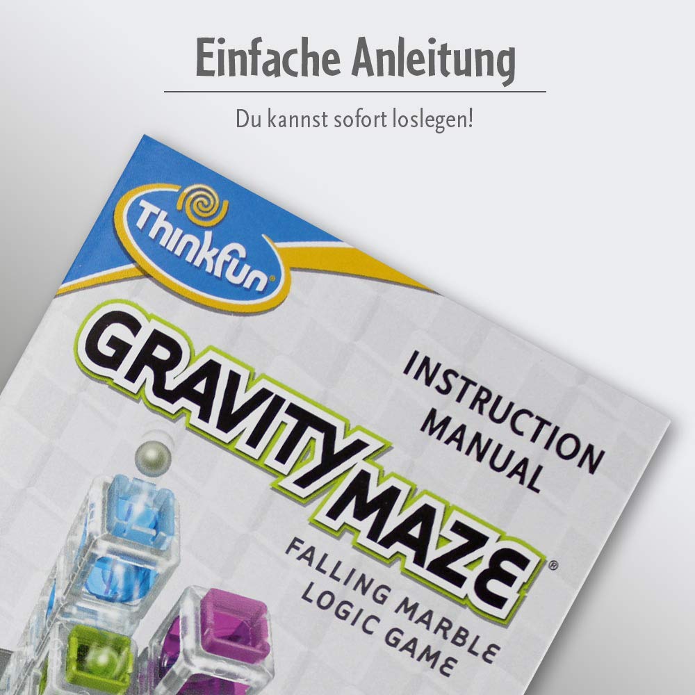ThinkFun Gravity Maze Marble Run Brain Game and STEM Toy for Boys and Girls Age 8 and Up Toy of The Year Award Winner
