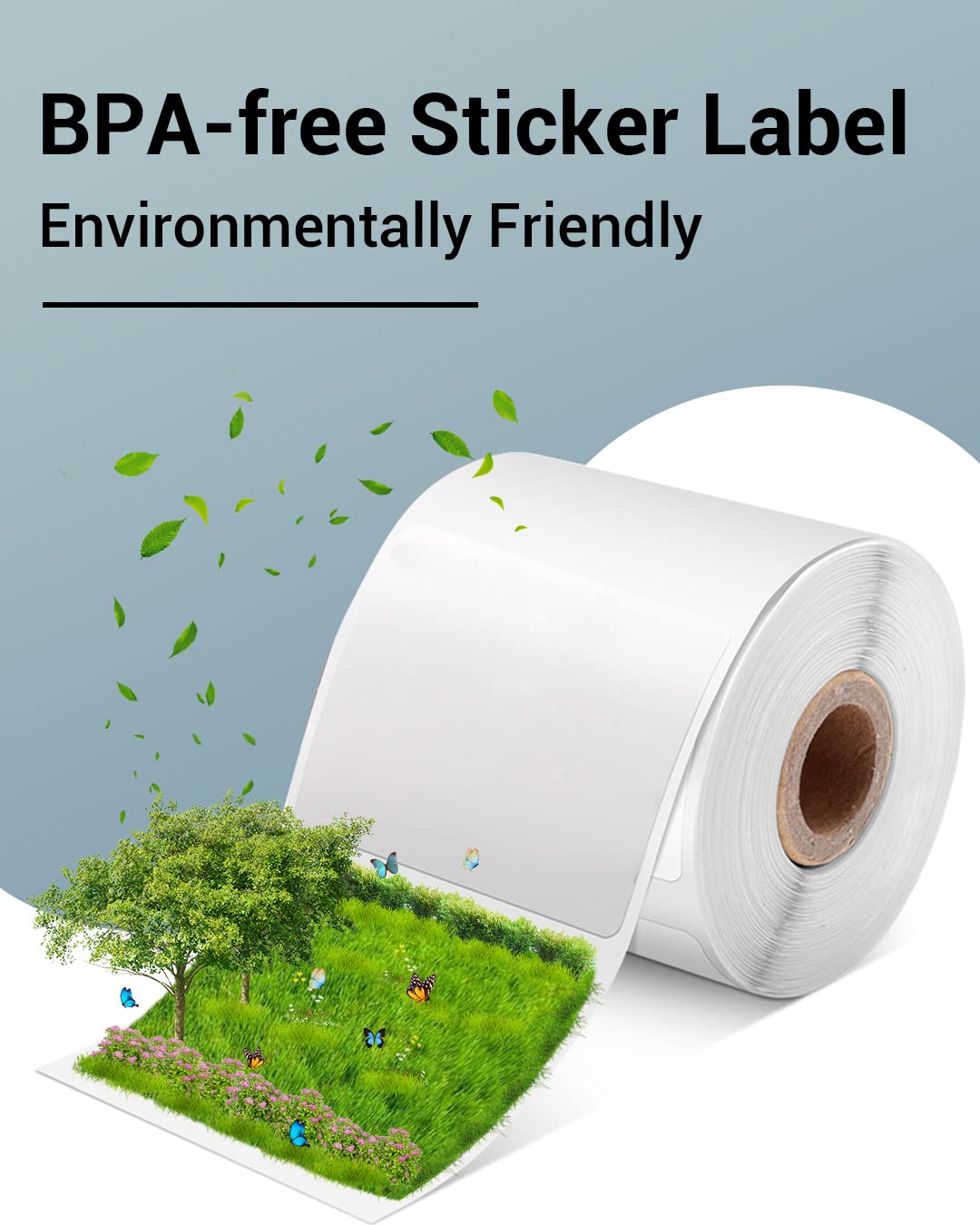 Phomemo Labels- 3 Rolls M110/M100/M220/M221/M150/M250/M108 Thermal Labels 1.57"x1.18"(40x30mm), M110 Label Multipurpose Square Self-Adhesive Paper, Name Labels for Kids, School, 230 Label/Roll