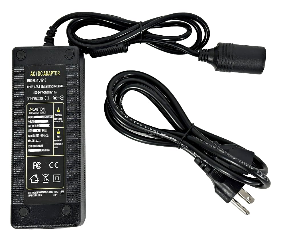 Green Mountain Grills 12v AC Power Converter Adapter for GMG Trek Davy Crockett Ledge 1.0 Peak 1.0 DB Prime JB Prime Models, P-1295 | P-1001 | P-1295 | P-1283 | P-1266