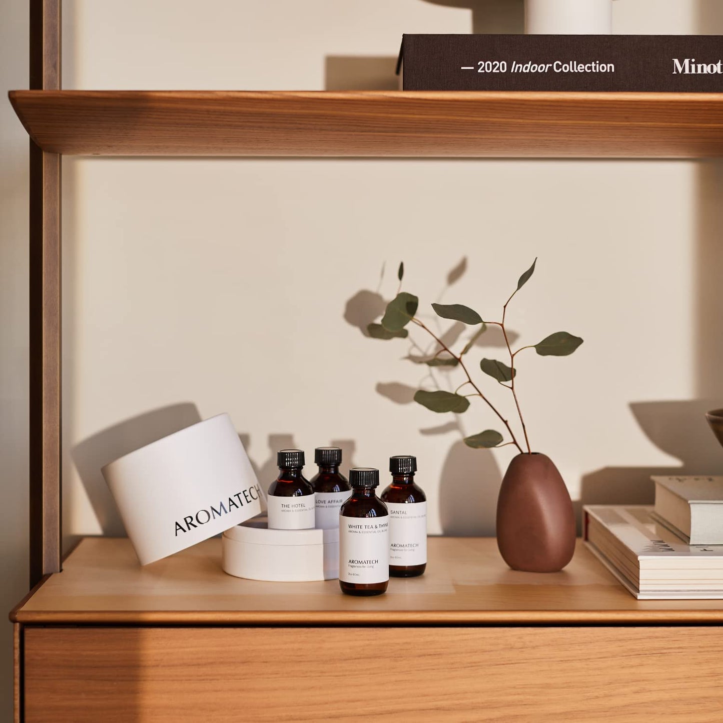 AromaTech Best Sellers Discovery Gift Set | Premium Aroma Essential Oils Blend for Scent Diffusers, UltraSonic Scent Machines, Set of Santal, The Hotel, White Tea & Thyme, and Love Affair - 10 mL