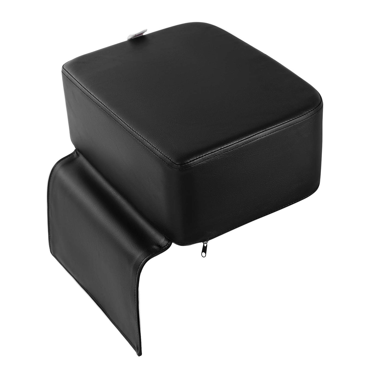 Artist Hand Children Leather Cushion Oversize Barber Salon Booster Seat,Spa Equipment Black