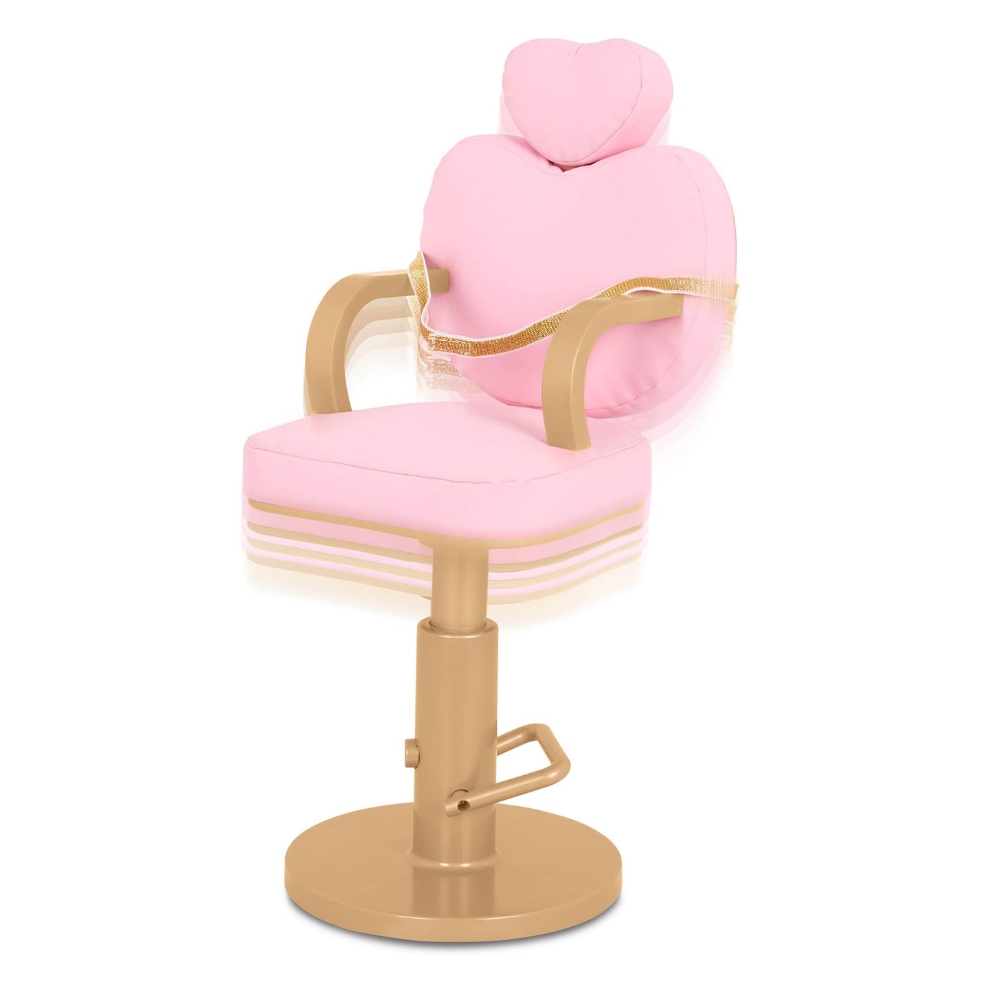 Our Generation – Doll Salon Chair Playset – Hair Dryer with Sound & Styling Accessories – 18-inch Doll Accessories – Pretend Play – Toys for Kids Ages 3 Years & Older – Sweet Styles