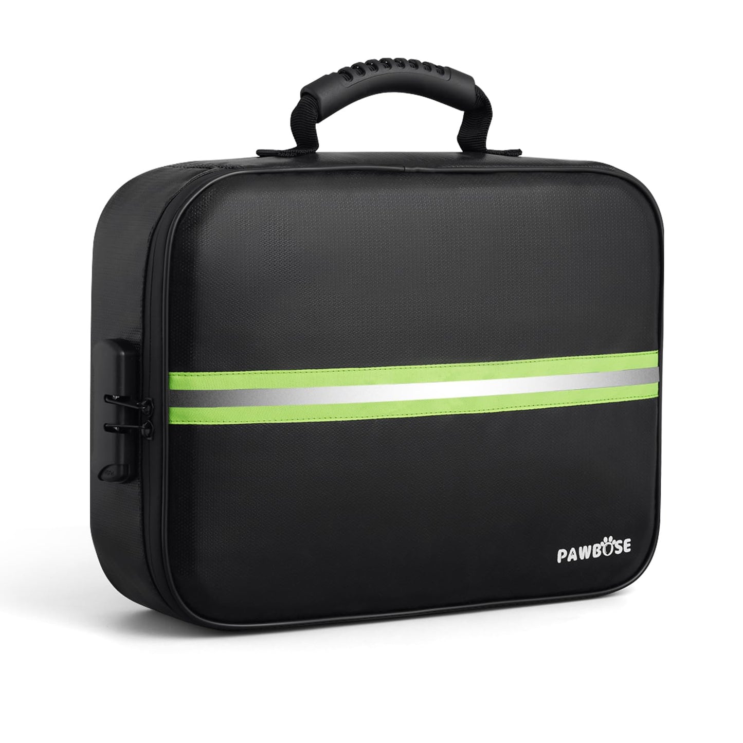 PAWBOSE Fireproof Document Bag with Lock, Upgraded Fireproof, Heat Insulated & Waterproof Box for Document,Portable Storage for Home and Travel, Suitable for Document and Laptop