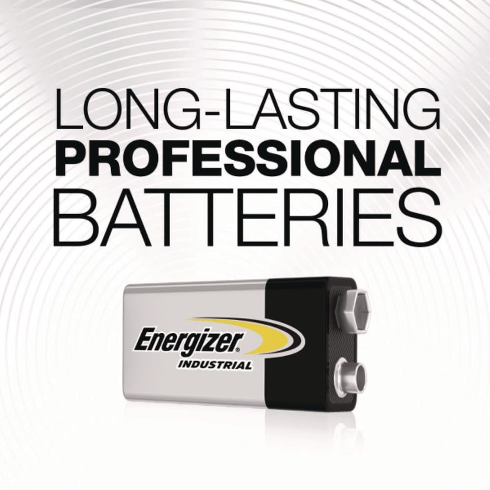12pk Energizer 9v Industrial Battery Commercial Only