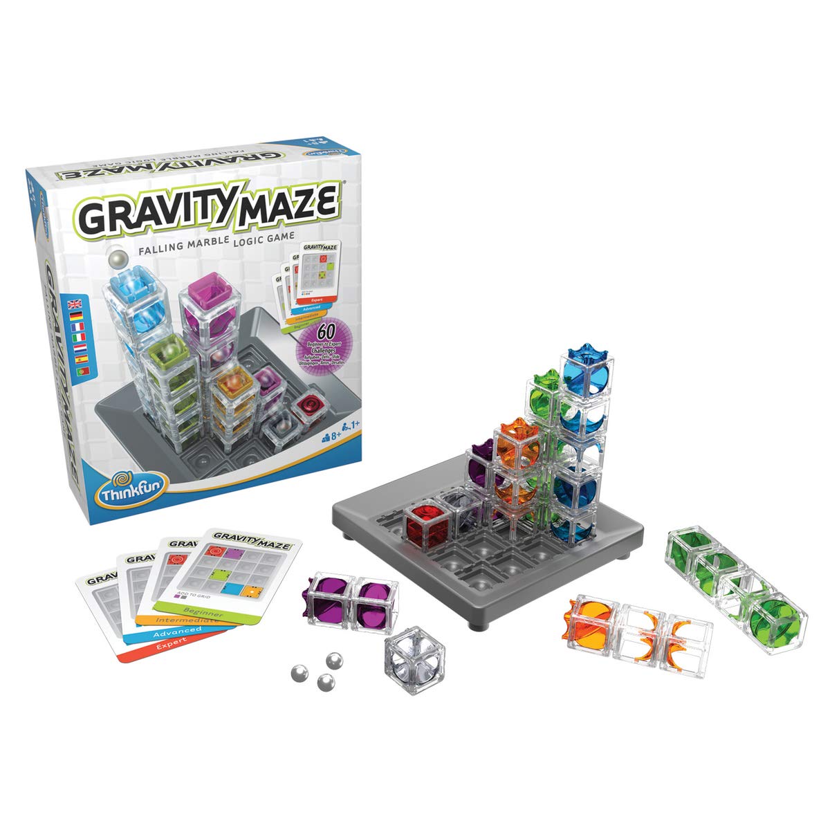 ThinkFun Gravity Maze Marble Run Brain Game and STEM Toy for Boys and Girls Age 8 and Up Toy of The Year Award Winner