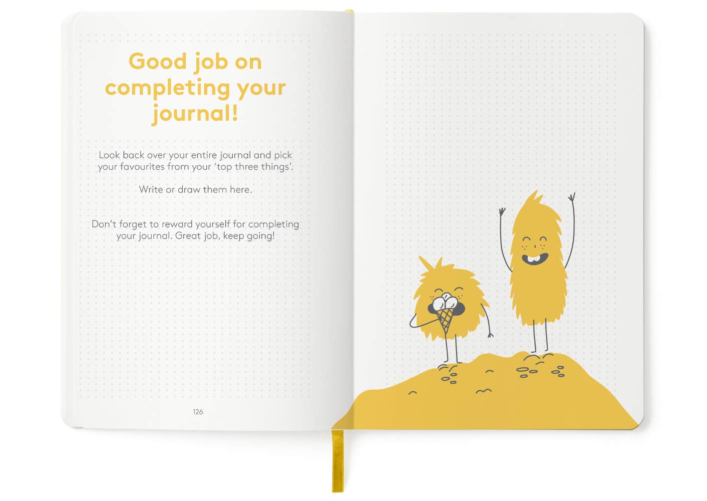 HappyMe - Gratitude Journal for Kids with Daily Prompts, Writing Notebook to Express Thoughts & Feelings, Growth Mindset and Learning Tool for Ages 6-12, Perfect for Reflection, English (US), (Yellow)