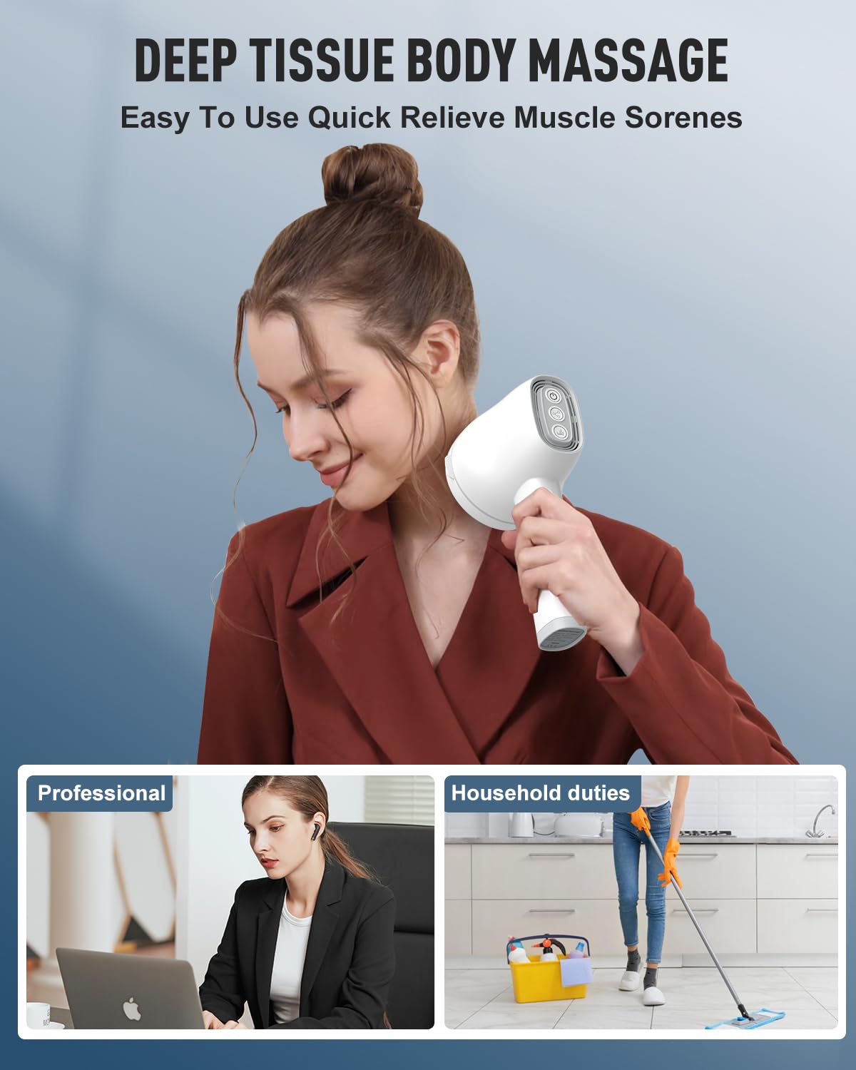 Body Sculpting Machine - Rechargeable Cellulite Massager with 5 Models & 6 Speeds, Beauty Sculpt Massager Christmas Gifts for Women Wife Girlfriend Sister He