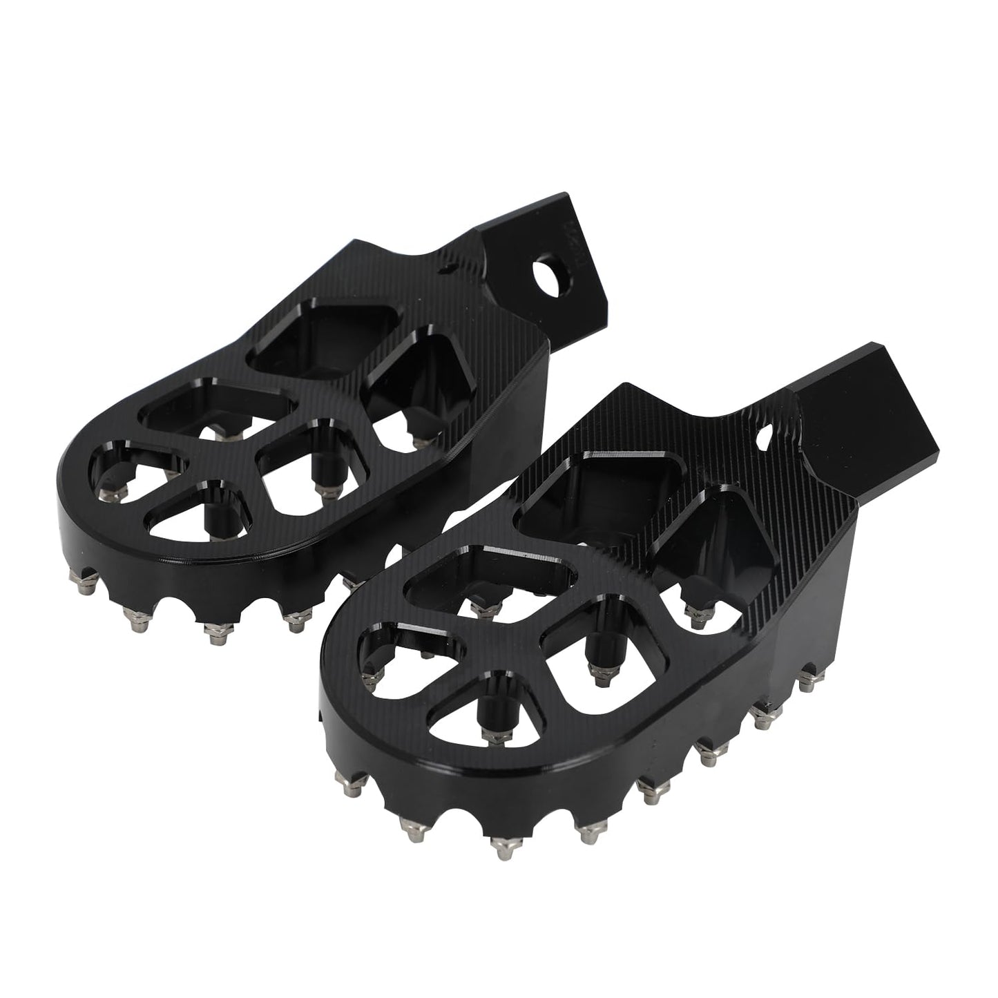 BAOUFF Foot Pegs for TW200,6061 Aluminum CNC Dirt Bike Footpegs Footrests Foot Pedals Rests for TW 200 1987-2023 Black