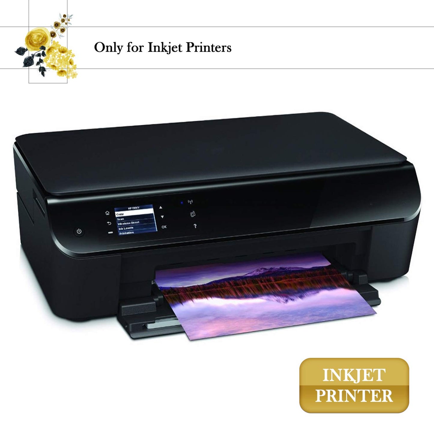 A-SUB Premium Photo Paper High Glossy 13x19 Inch 66lb for Inkjet Printers 50 Sheets