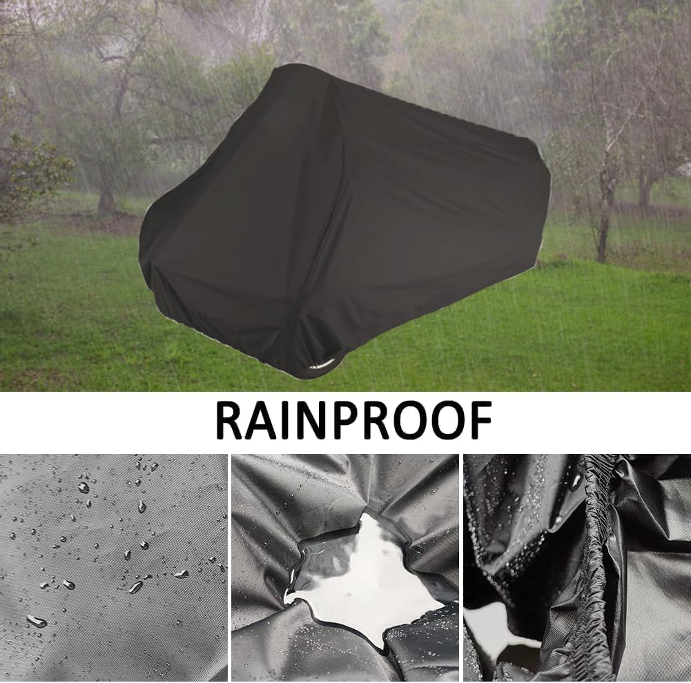 QYMOTO Spyder F3 Full Cover Ryker Cover Waterproof Compatible with Can Am Spyder F3-S/F3-T Ryker 600 900 Sport Rally 420D Heavy Duty Waterproof All Weather Protection Canvas(NOT for Limited Version)
