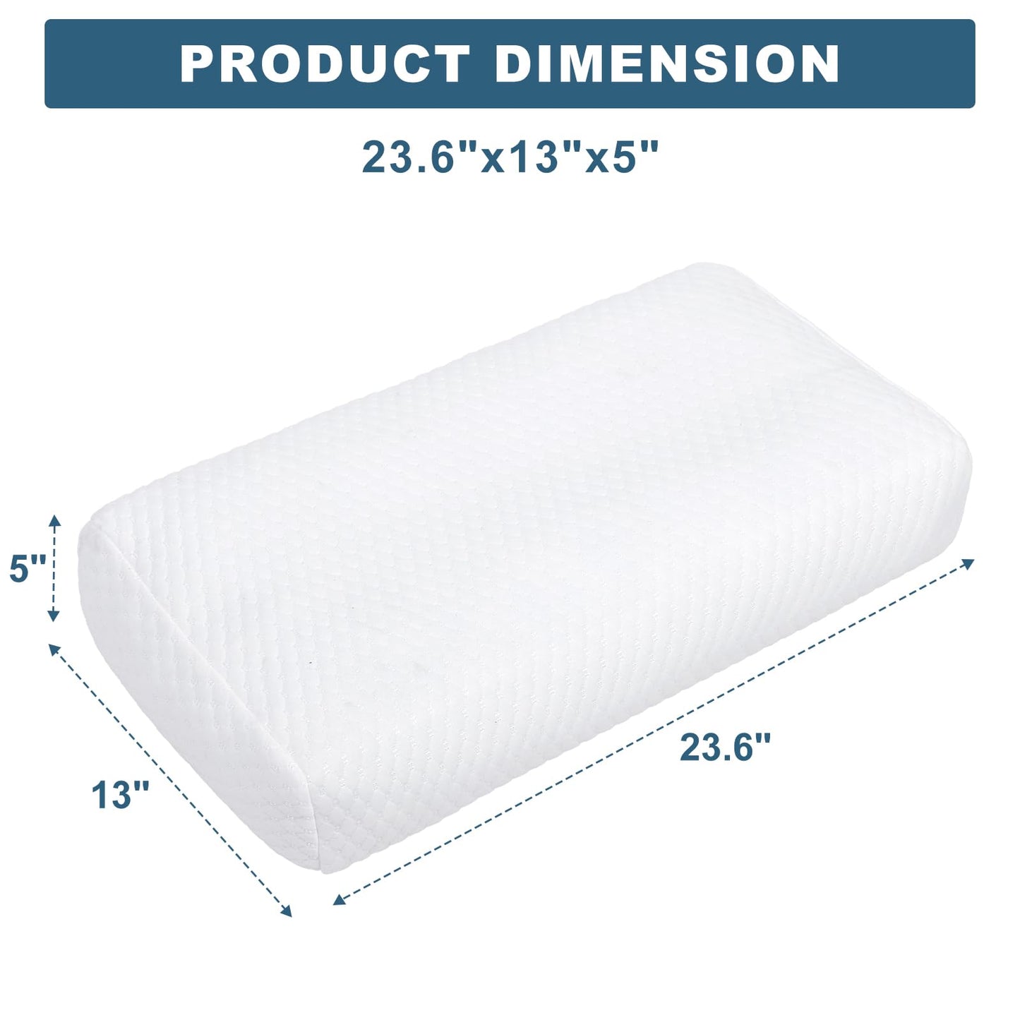 Tanyoo Adjustable Knee Pillow for Side Sleepers Shredded Memory Foam Legs Pillow for Side Sleeping Between Legs Perfect for Knee and Hip Pain Relief and Improve Sleeping, Breathable and Washable