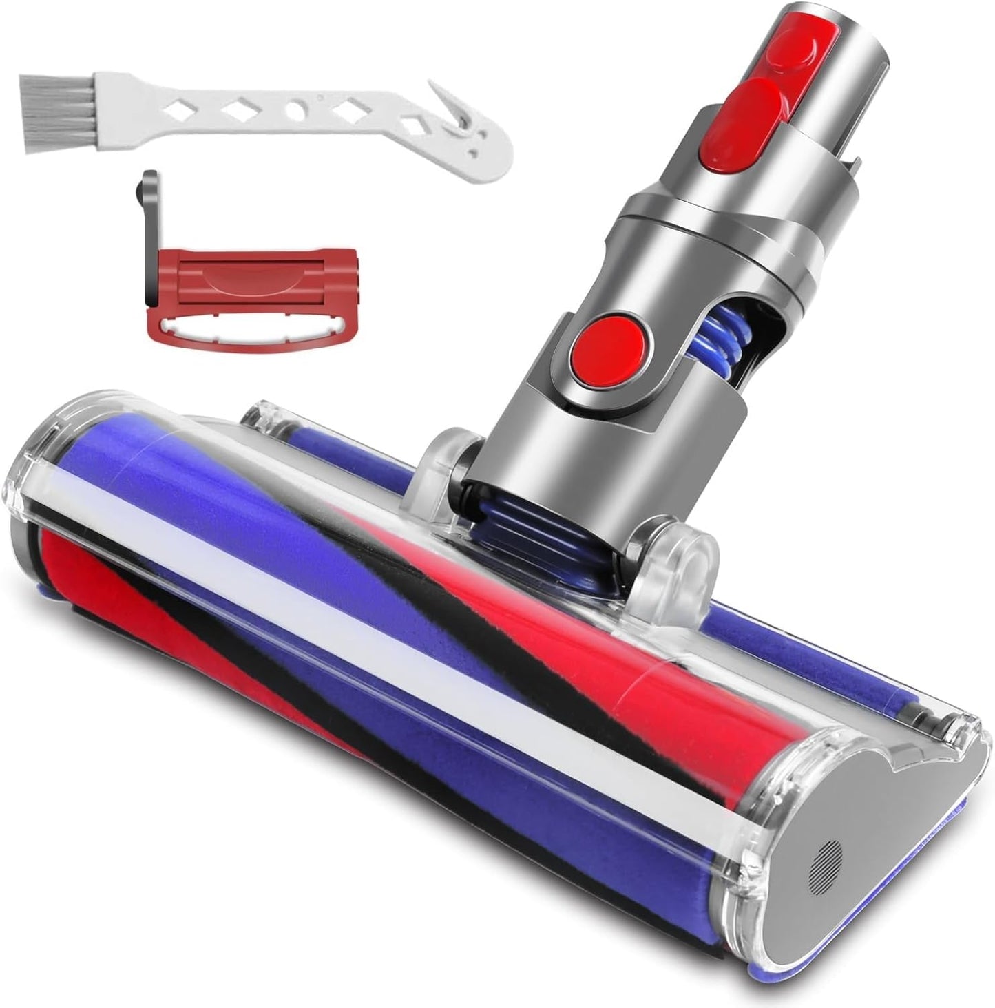 Soft Roller Cleaner Head Replacement for Dyson V10 V11 V15 V8 V7 Cordless Vacuum Cleaners, Quick Release Vacuum Head Replacement Attachments Parts Accessories for Dyson, Gentle on Hard Floors