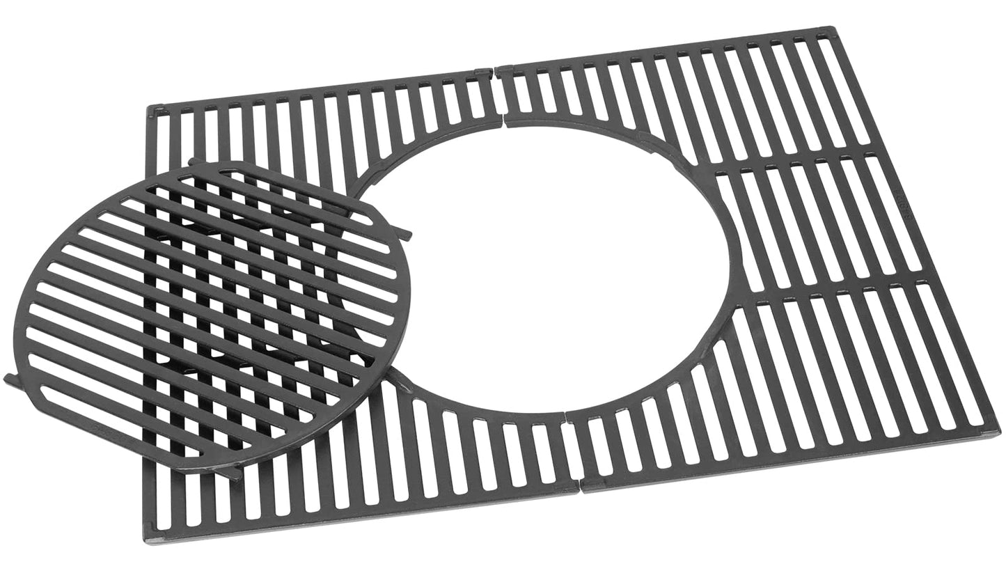 64812 Grill Grates for Weber Gourmet BBQ System Spirit II 300 & Spirit 300 SER Cooking Grates Spirit E-310, Genesis Silver B/C, Gold/Platinum B/C, Genesis 1000-5000, for Weber Grill Parts 7638 7639
