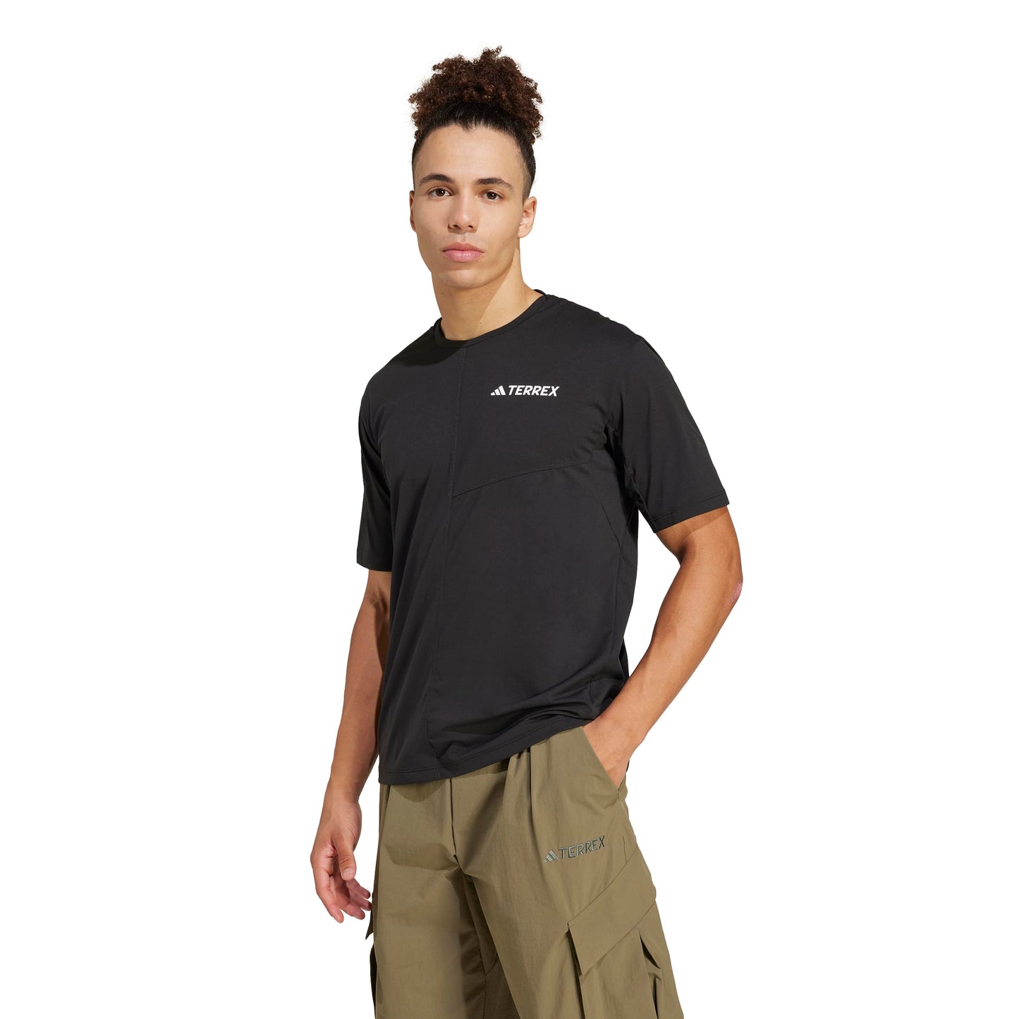 adidas Mens Terrex Multi Hiking T-Shirt,Black,Medium