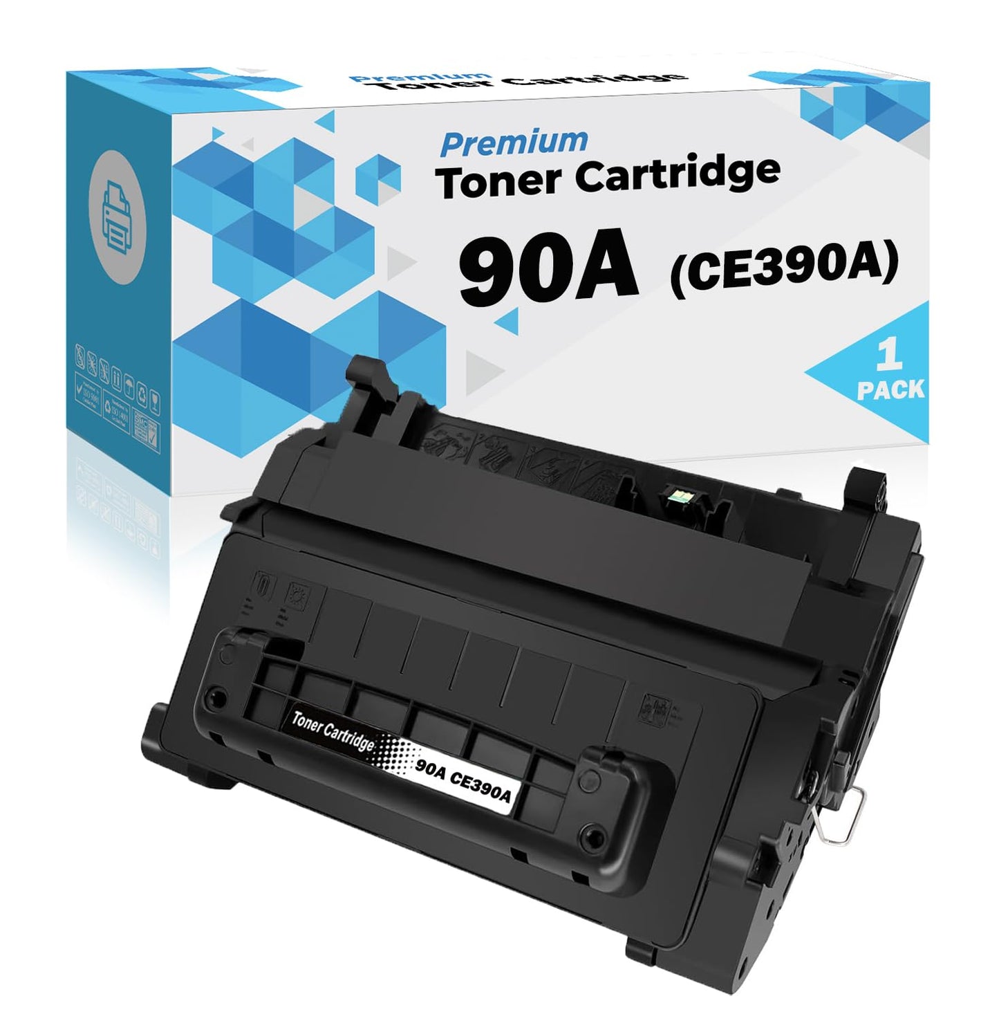 Ultra Toner® Compatible Replacement for HP 90A CE390A Black Toner Cartridge for LaserJet Enterprise 600 M601/M602/M603 Series/ LaserJet Enterprise M4555f MFP/ LaserJet Enterprise M4555h MFP (1PK)