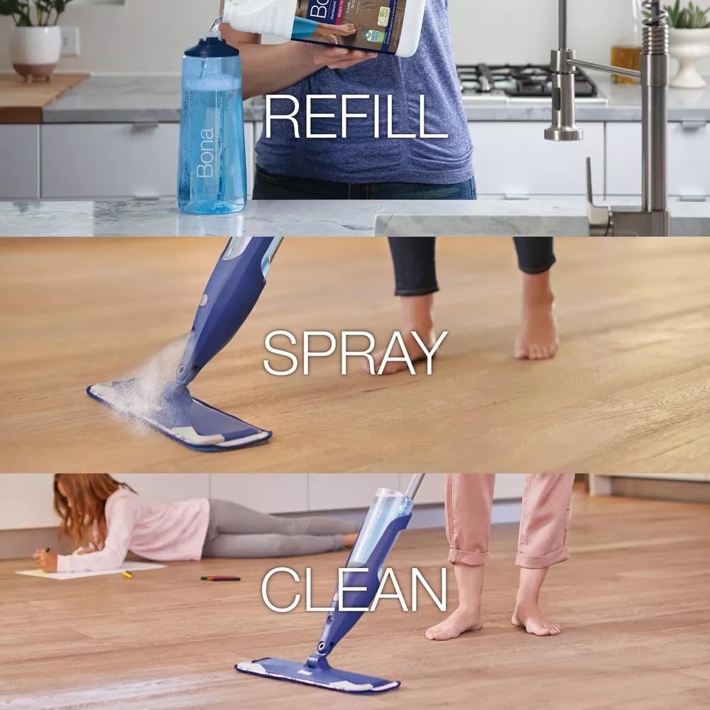 Bona Hardwood Floor Cleaner Refill, 128 Fl Oz (Pack of 1) (128 Fl Oz (Pack of 1))